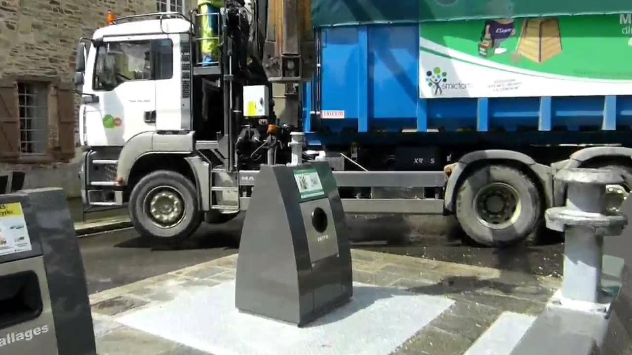 La collecte en borne d'apport volontaire