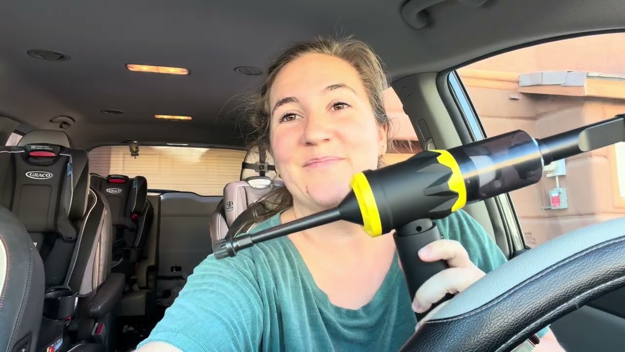 Mr.ego Portable Car Vacuum Cleaner- Putting this vacuum to the test in my crumb filled minivan