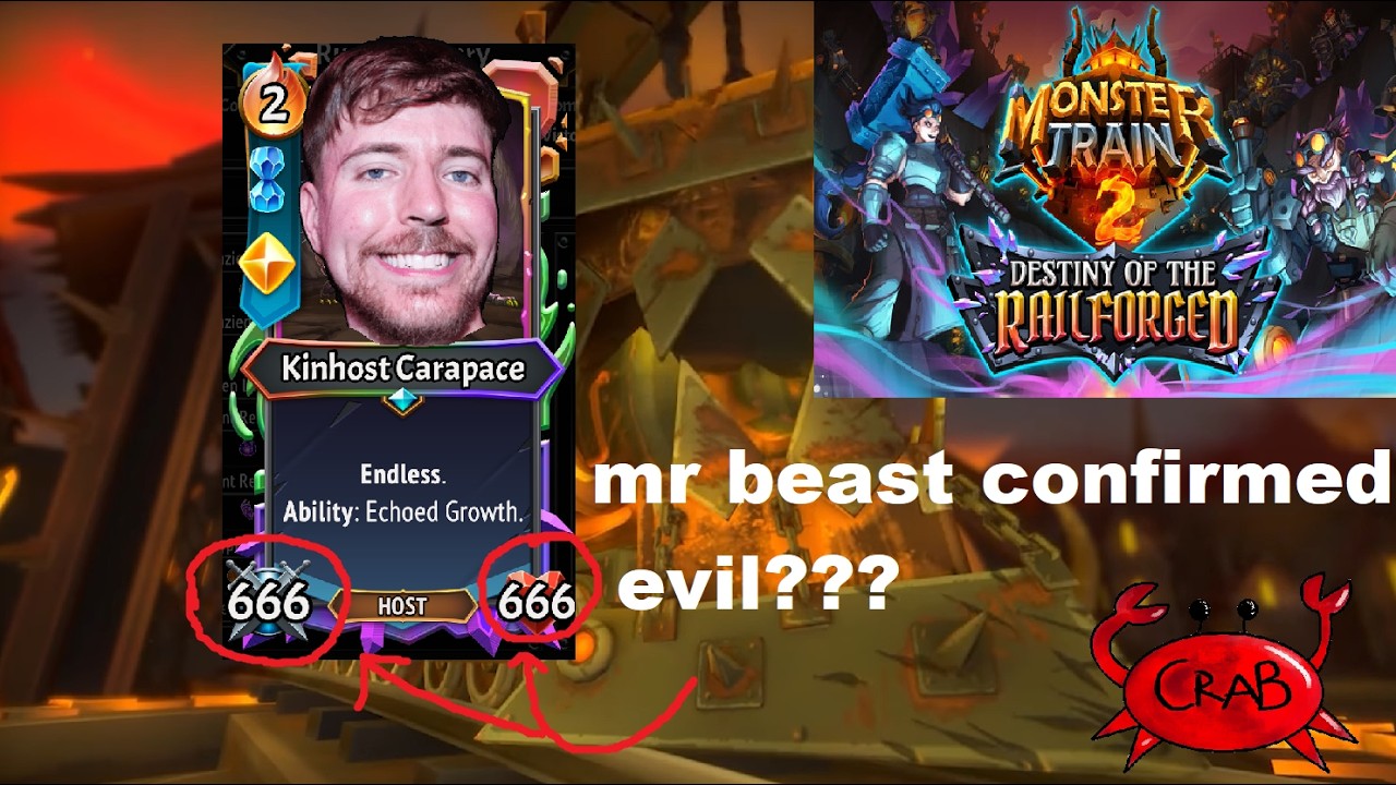 Mr. Mark Of The Beast Kinhost Carapace Confirms New Theme Park Being Built In Hell (Monster Train 2)