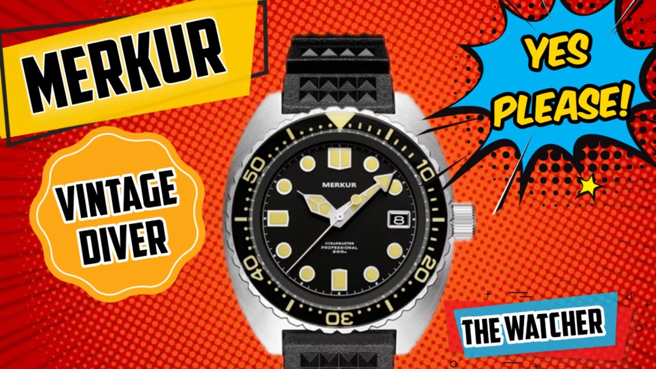 Retro Diver от Merkur &mdash; Возвращаемся к Divers!! | Полный обзор | The Watcher