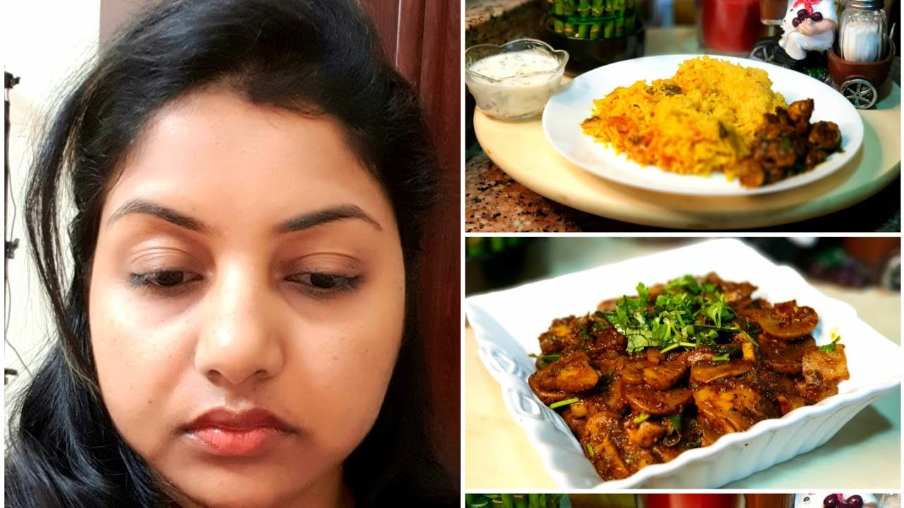 #nrivlogger #mushroom #tomatorice I Can Also Feel Bad || Achari Mushroom || Tomato Rice