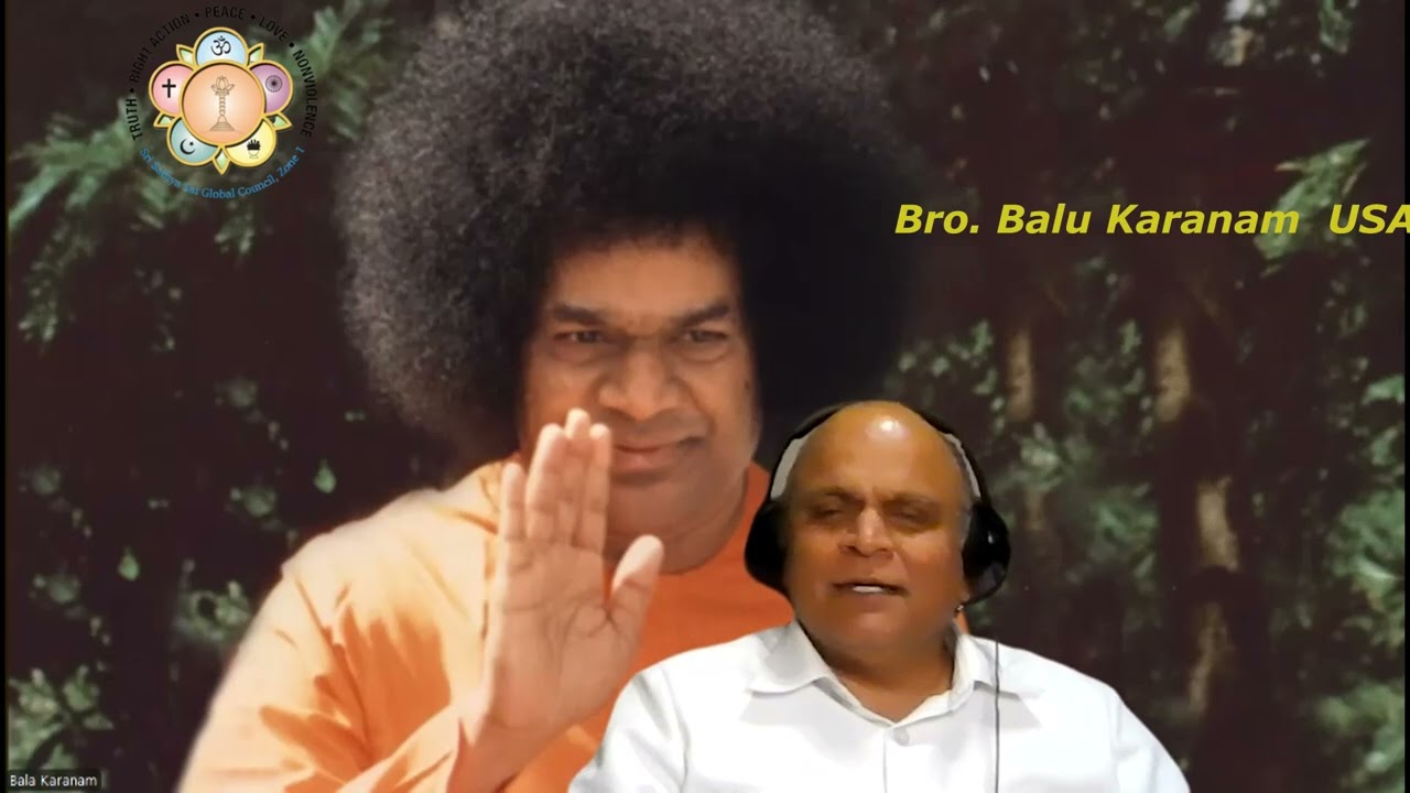 Your Prasanthi Connection - Video 73:  Brother Balu Karanam USA