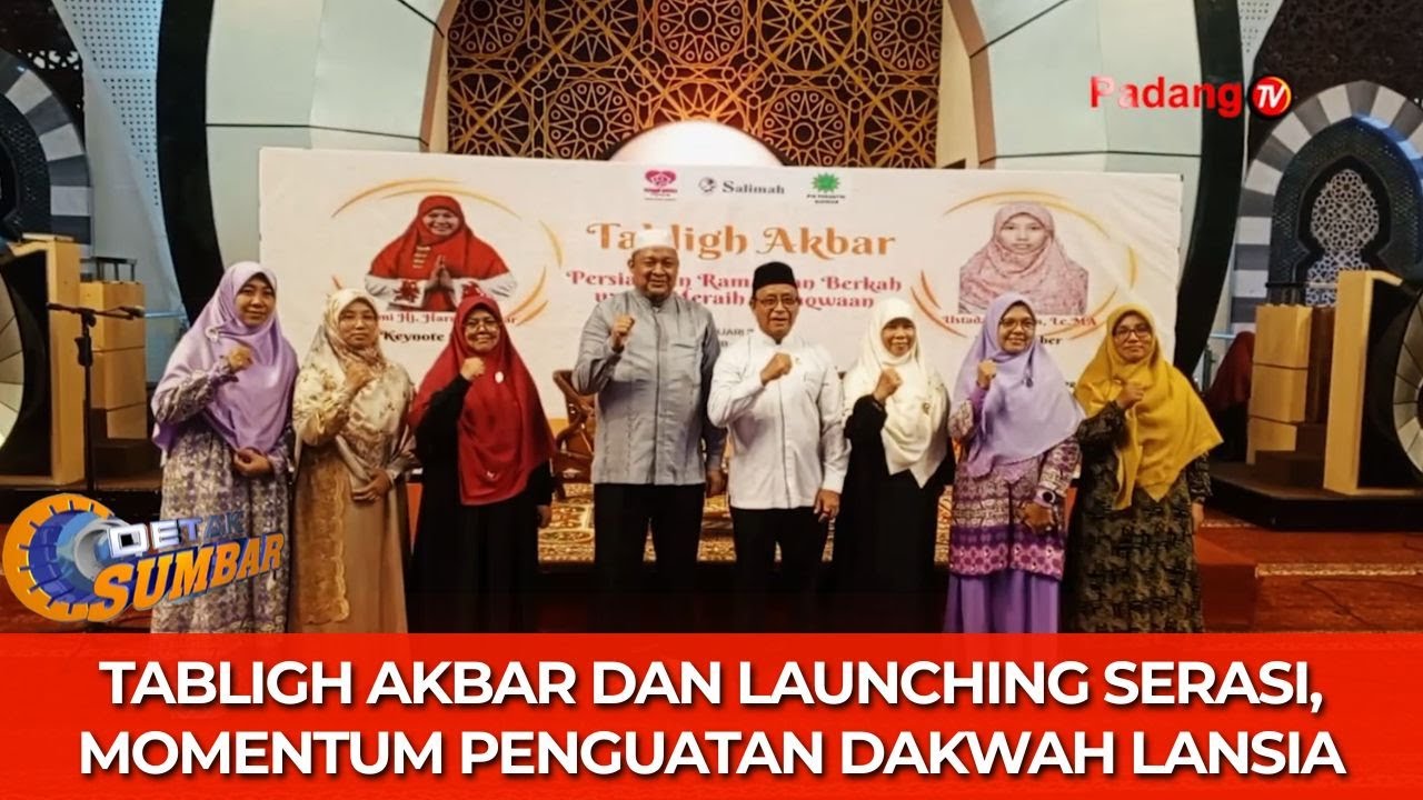 Tabligh Akbar dan Launching SERASI, Momentum Penguatan Dakwah Lansia