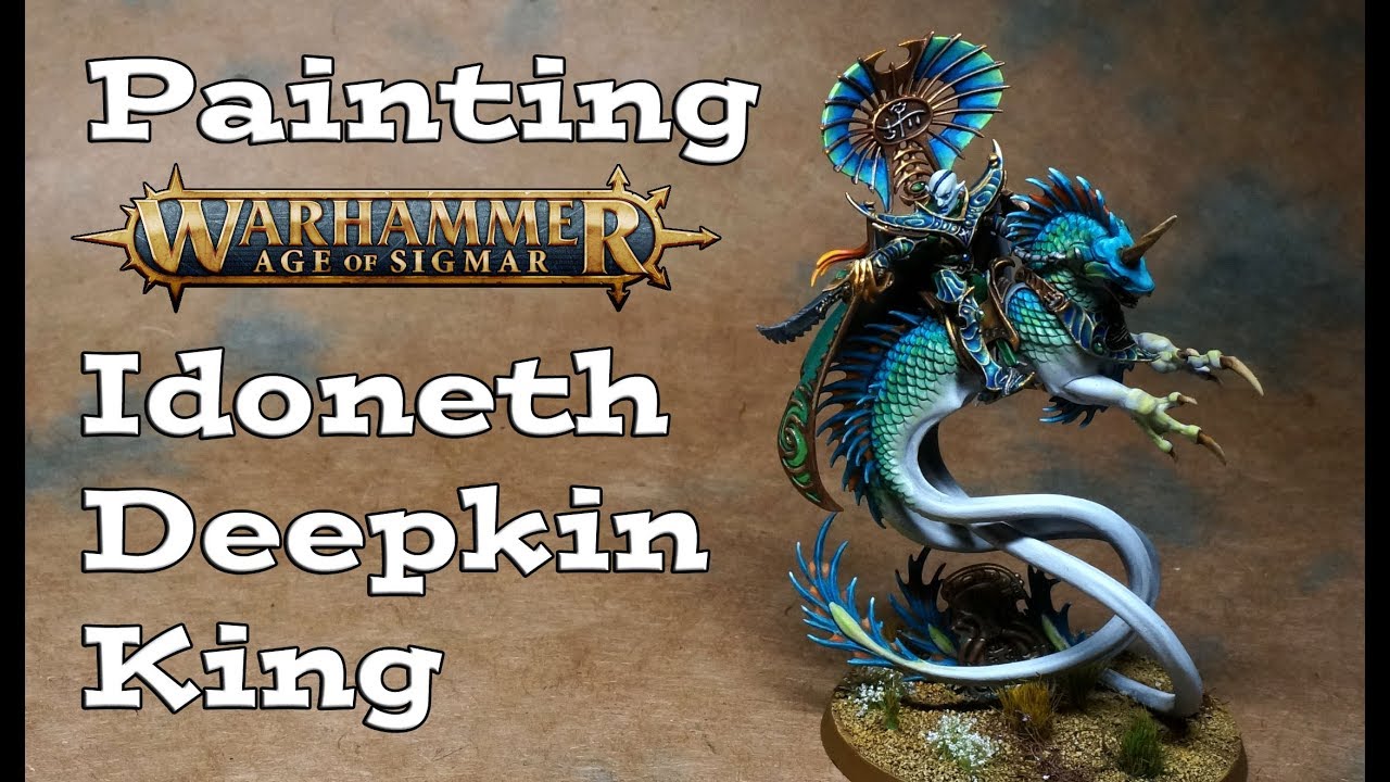 Painting Age of Sigmar Idoneth Deepkin King Volturnos