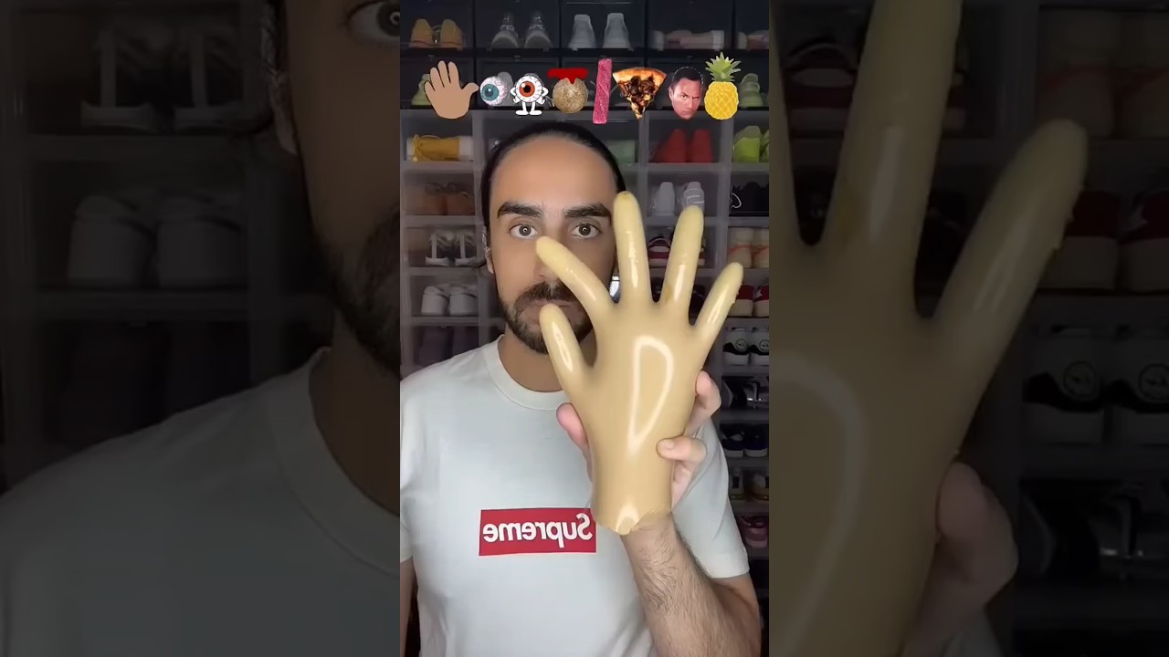 ASMR-видео с едой: поедание мармеладной руки и других закусок!