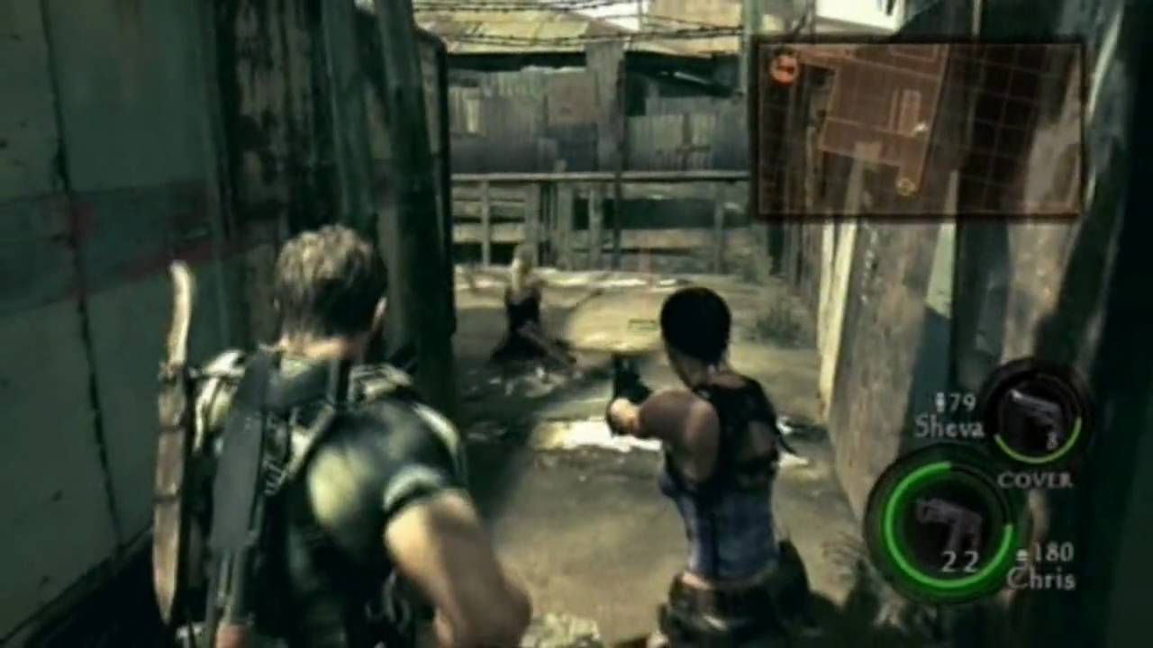 004 Public Assembly Part 1 - Chapter 1-2 - Resident Evil 5 Walkthrough PS3 Veteran Difficulty