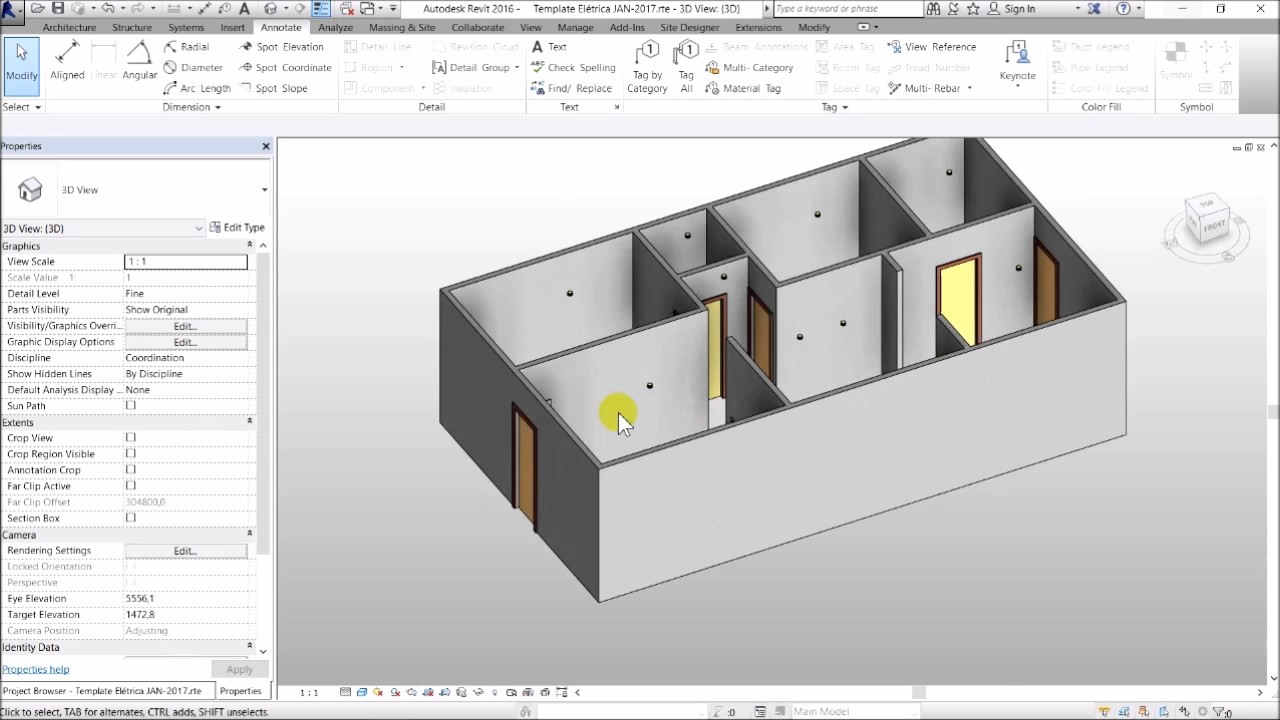 Palestra Parte 3 | Projeto Elétrico Residencial Básico no Revit MEP