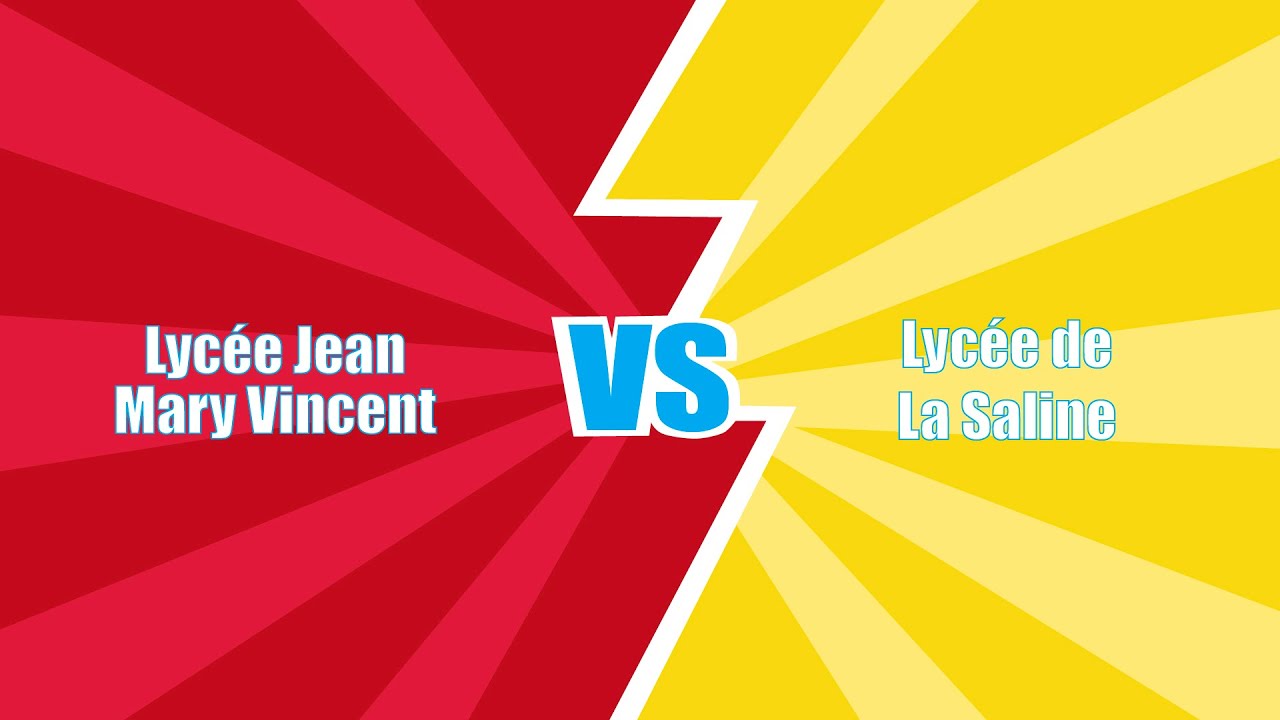 Génie Scolaire: Lycée Jean Mary Vincent VS Lycée de La Saline (19/04/2021)