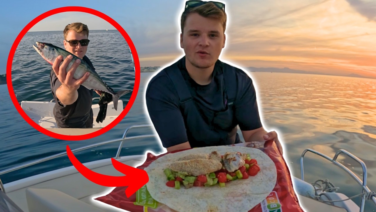 Je Pêche et Cuisine de la BONITE sur Mon BATEAU ! [Catch and Cook]