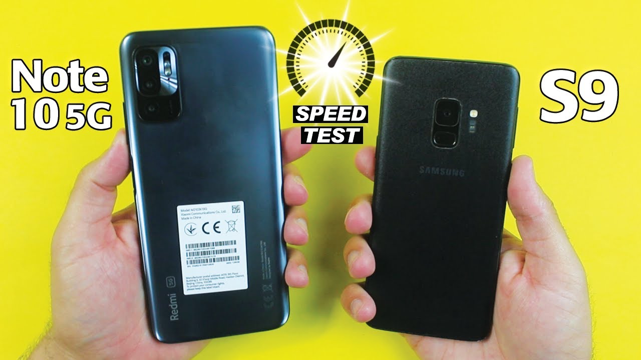 Redmi Note 10 5G vs Samsung Galaxy S9 - SPEED TEST!