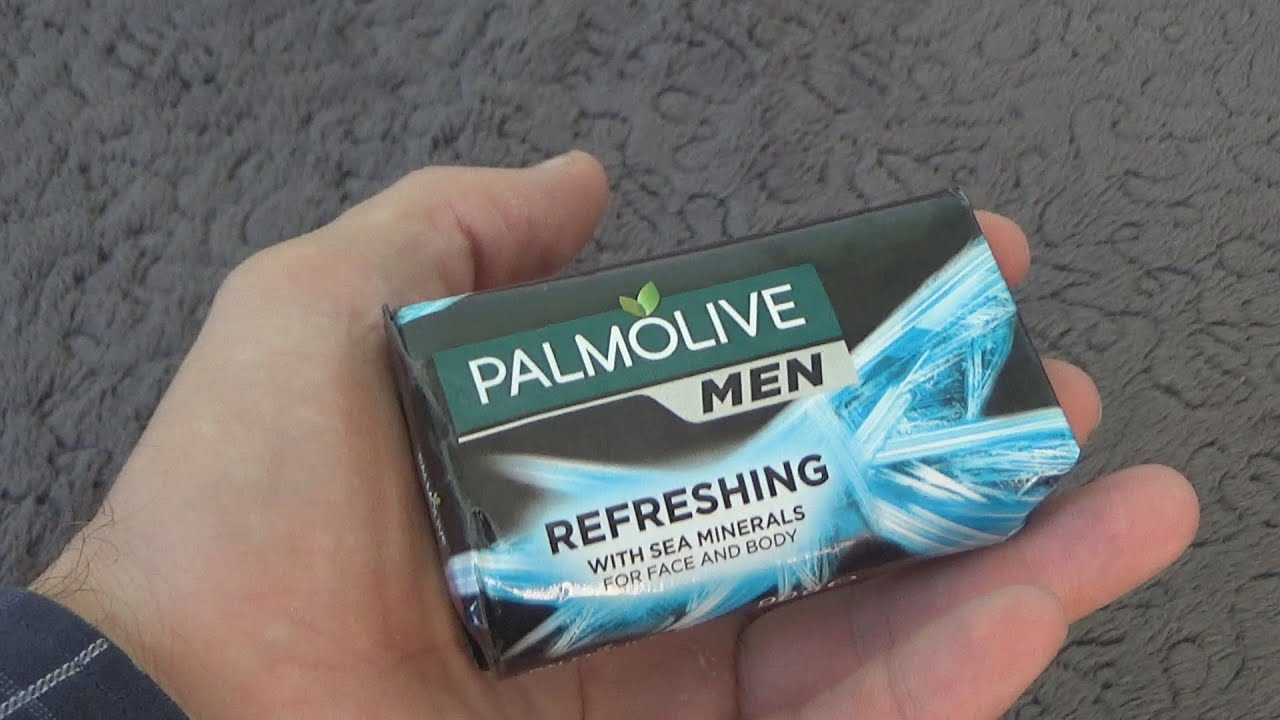 Palmolive Men Refreshing with Sea Minerals Soap 90 g Unboxing and Test