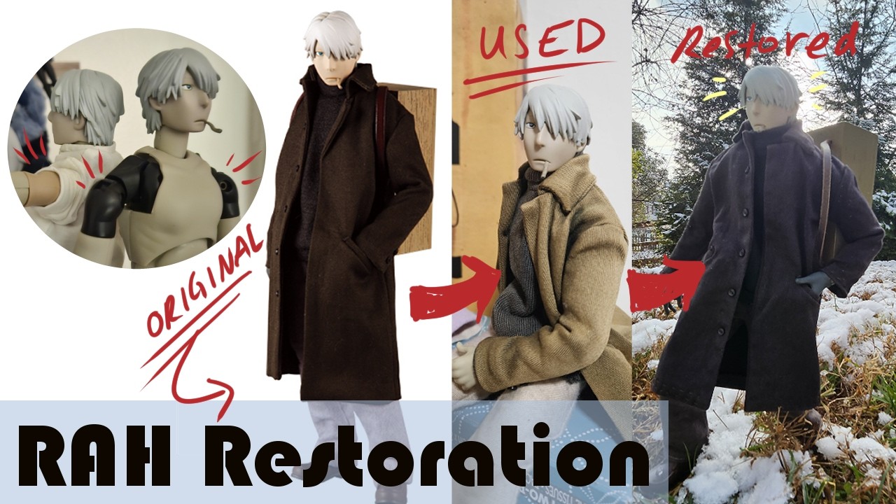 Repairing A Real Action Hero Medicom Figure (RAH 308 - Ginko)