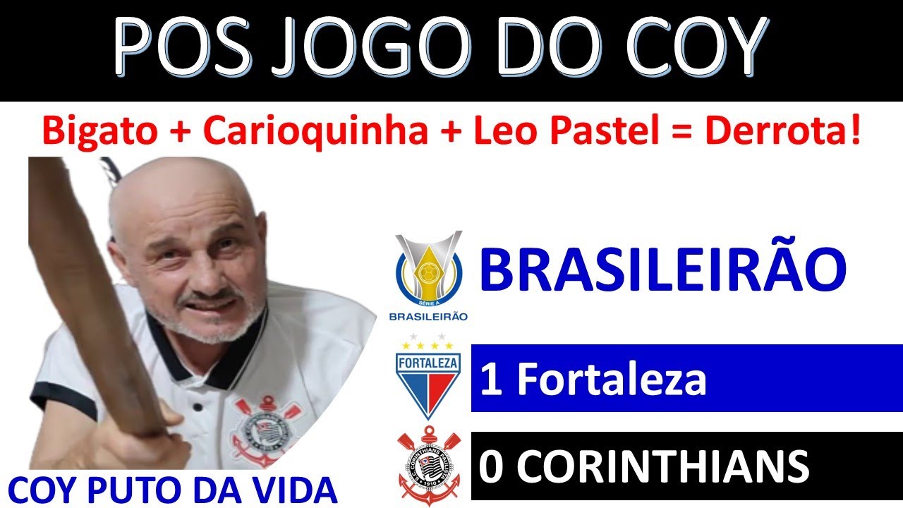 Pos Jogo Fortaleza 1 x 0 Corinthians - Na volta de Bigato, Carioquinha e Leo Pastel, Timão perde