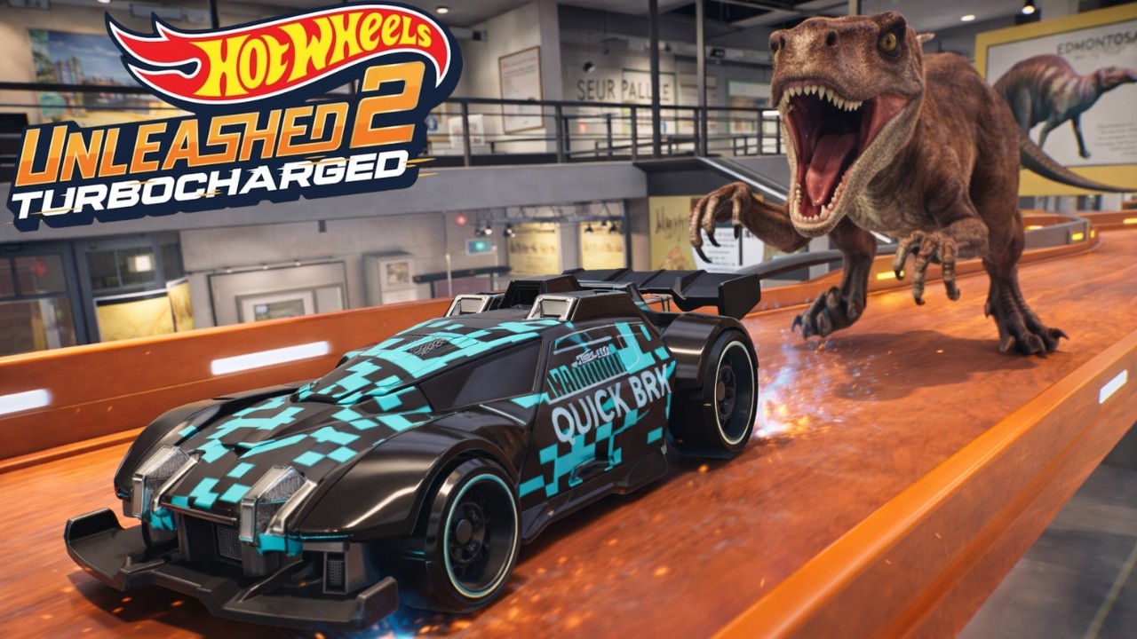 Hot Wheels Unleashed 2 Turbocharged: Running Away From Dinosaur 