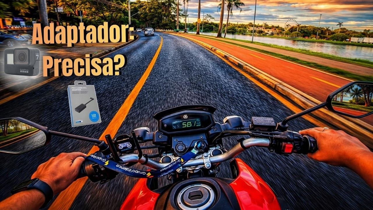 Motovlog: Gravei o áudio com microfone barato de celular e o resultado foi este...