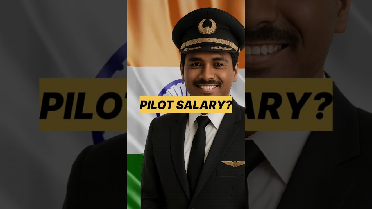 Salary Of A Pilote In India? #shorts #millionairemindset #selfimprovement