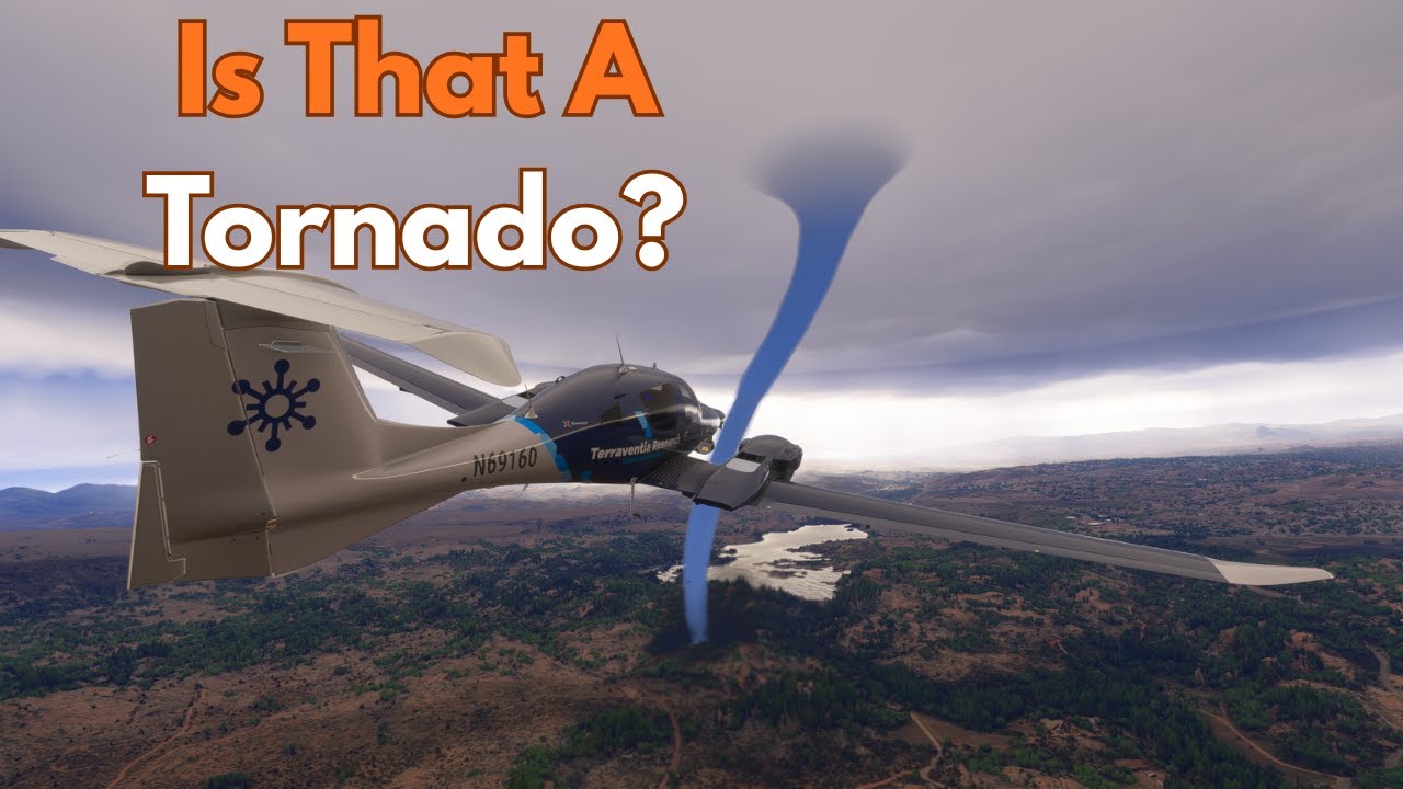 Caught In A Tornado Over Arizona | MSFS 2024 Career Mode