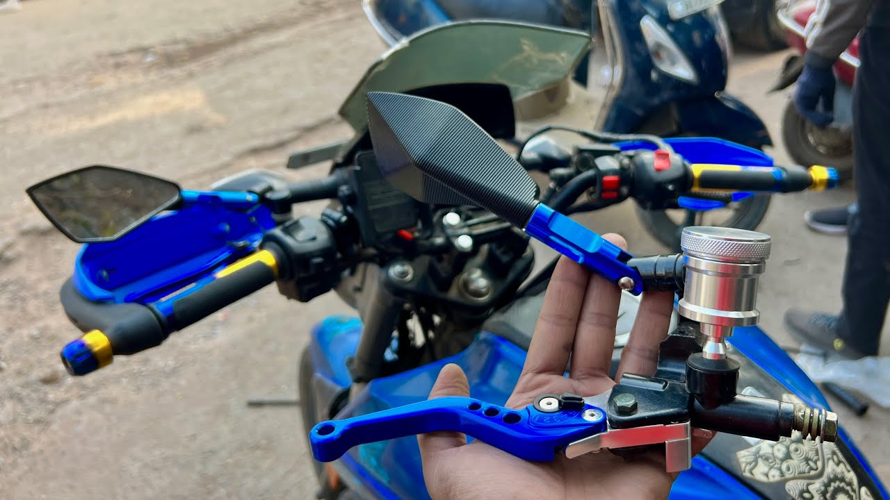 Honda Xblade Modification 🤩 | Hydraulic Lever | Led Hand guard | Winglet | CNC Mirror | Techno khan