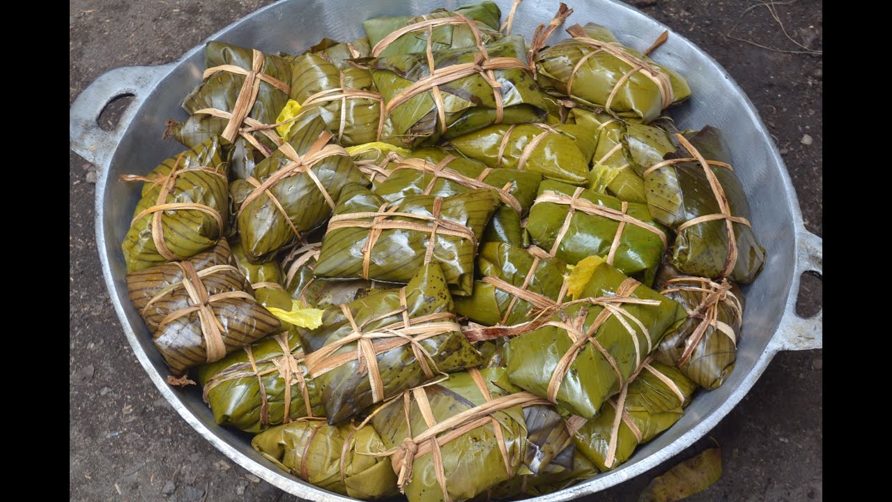 Como hacer nacatamales - Comida nicaraguense