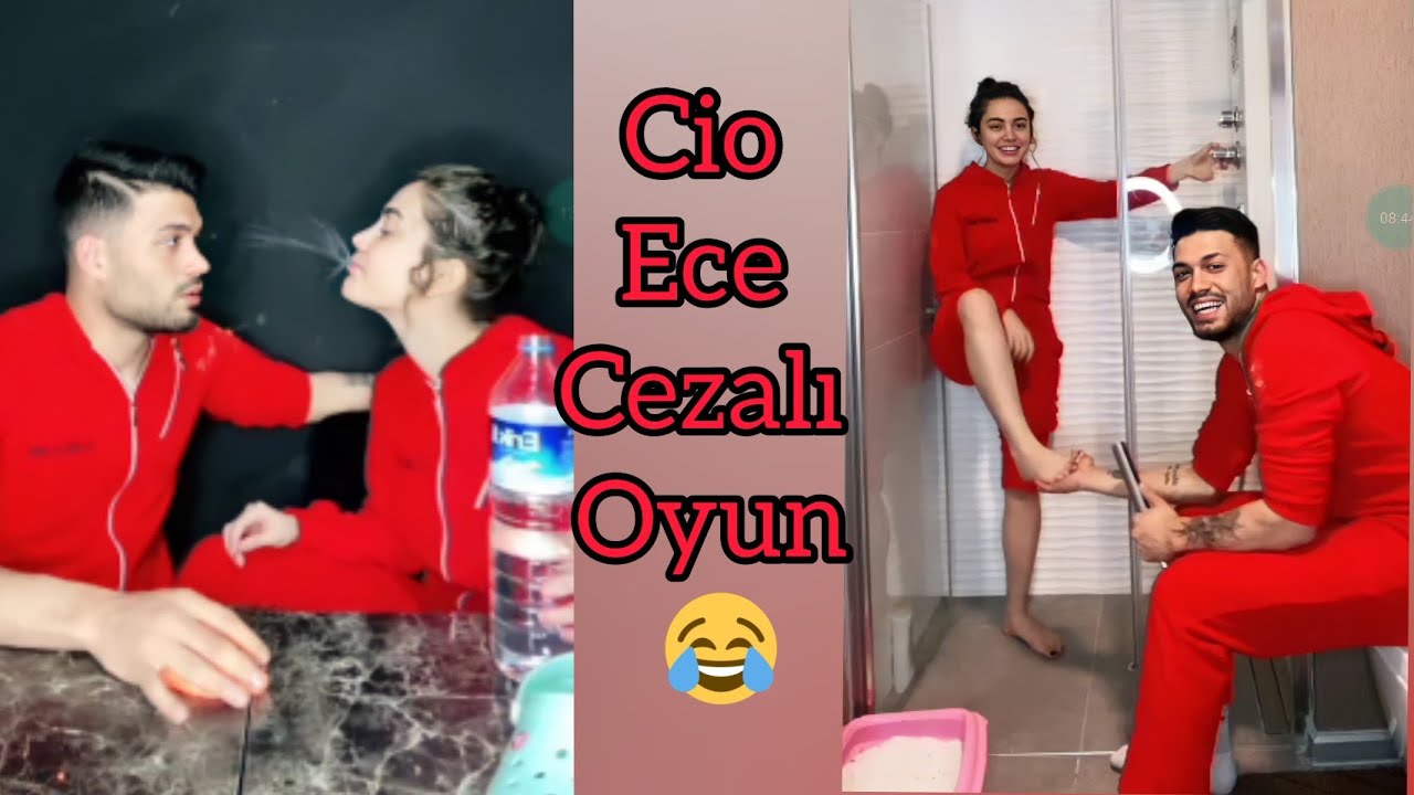 Cio Ece'nin ayağını yıkıyor (Cezalı oyun)(Cio Ece canlı yayın)