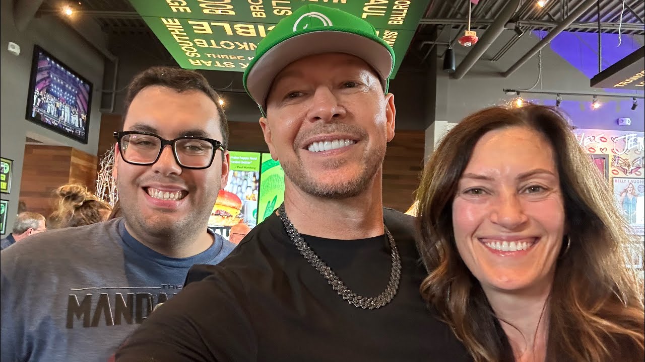 New Kids on the Block | Block Party at  Wahlburgers with Donnie Wahlberg