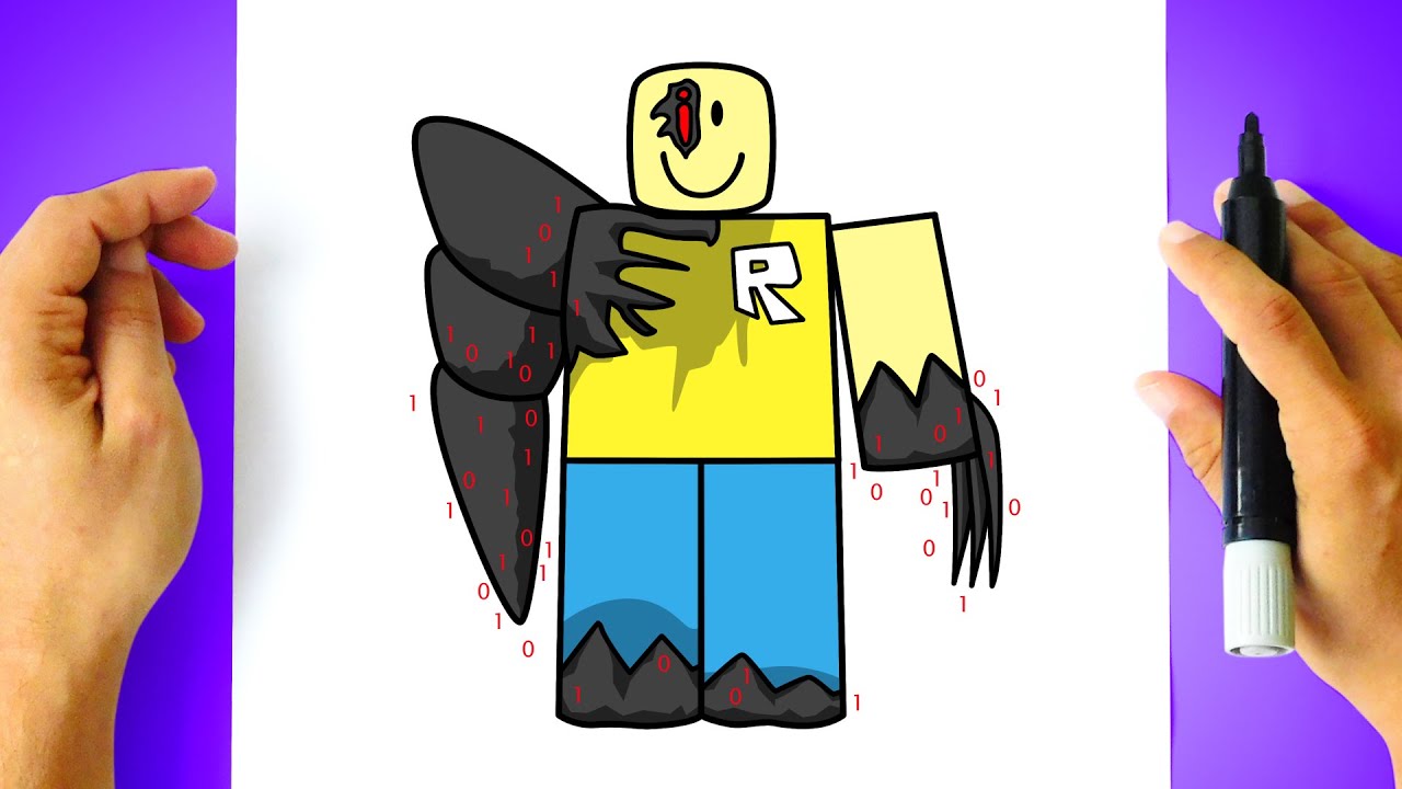 How to DRAW JOHN DOE - Forsaken Roblox