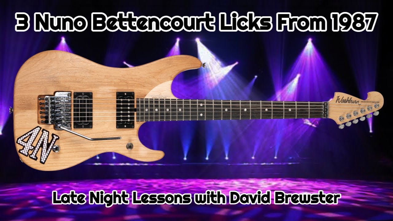 3 Nuno Bettencourt Licks From 1987