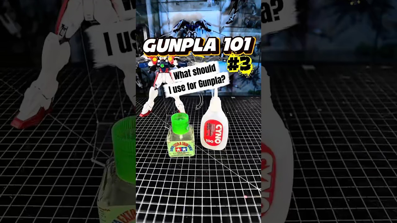 CA Glue or Thin Cement? Know the Right One to Use  #GunplaTips  #GunplaBeginner  #ModelKitTips