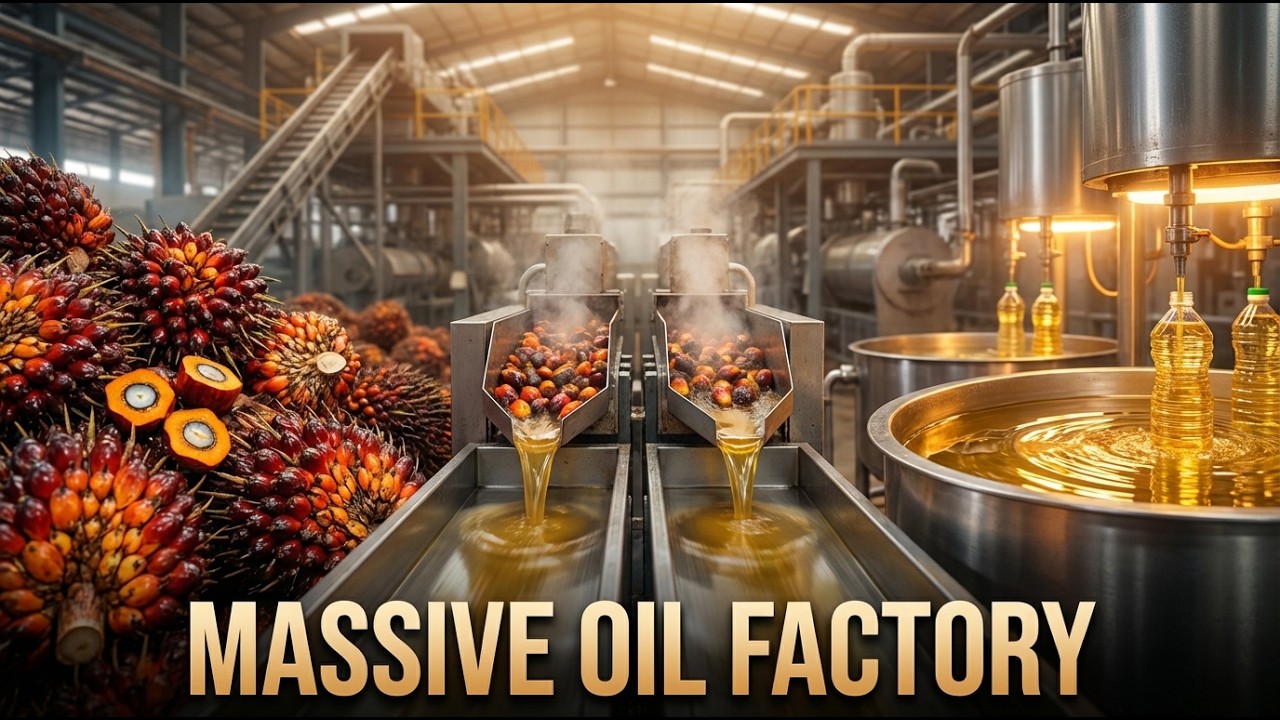 Inside a Billion-Dollar Palm Oil Factory | From Jungle Fruit to Cooking Oil