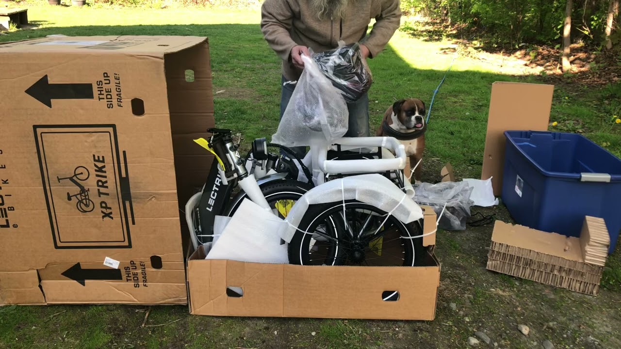 Lectric Trike￼ unboxing