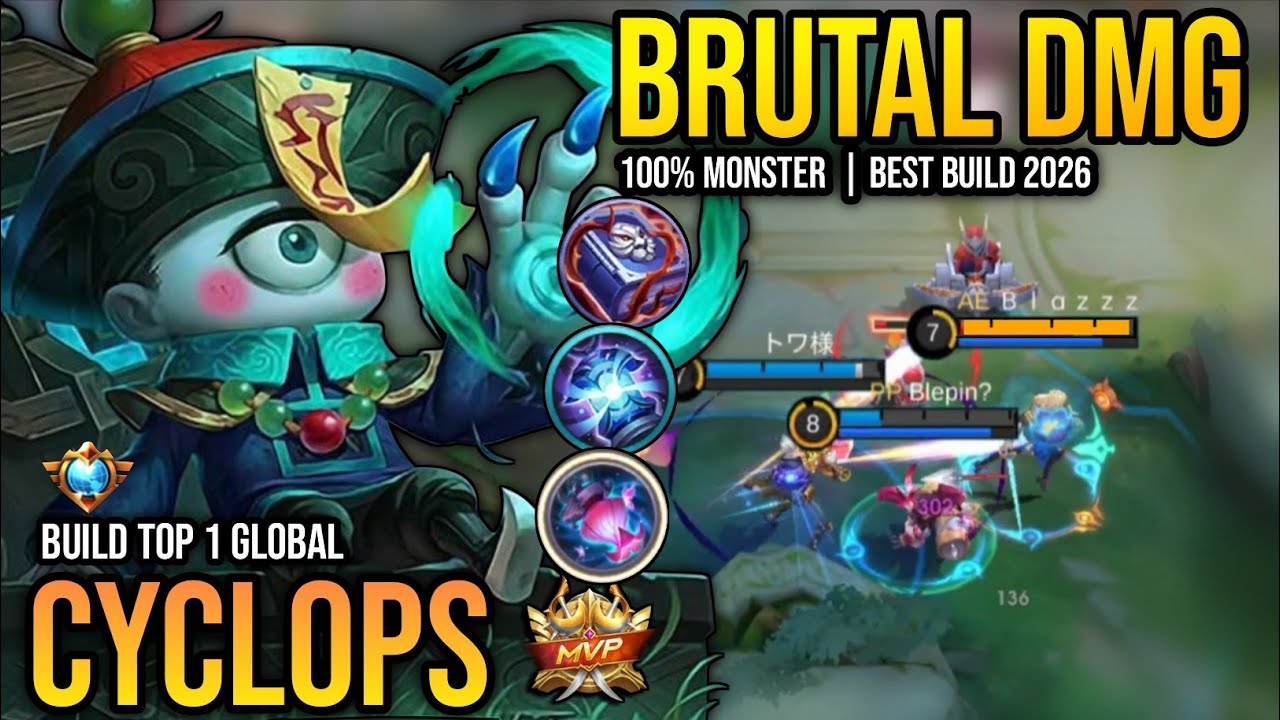 CYCLOPS BEST BUILD 2026 | BUILD TOP 1 GLOBAL CYCLOPS GAMEPLAY | MOBILE LEGENDS✓