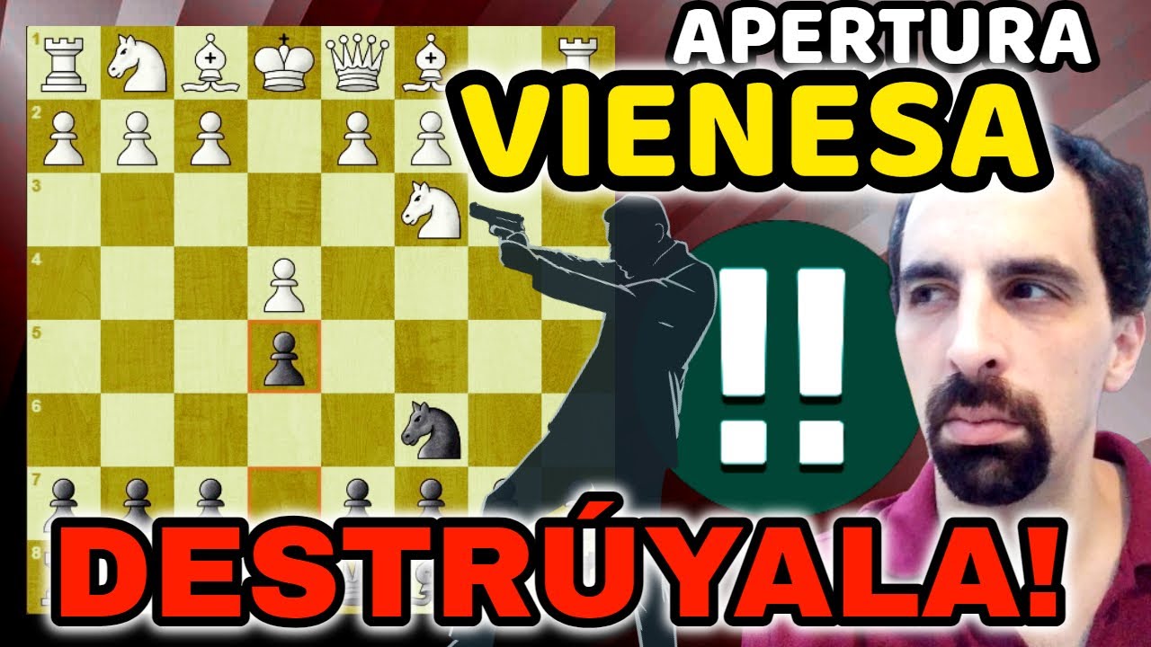 Sin problemas contra APERTURA VIENESA ❗💥 DEFENSA NIMZOWITCH, transposiciones