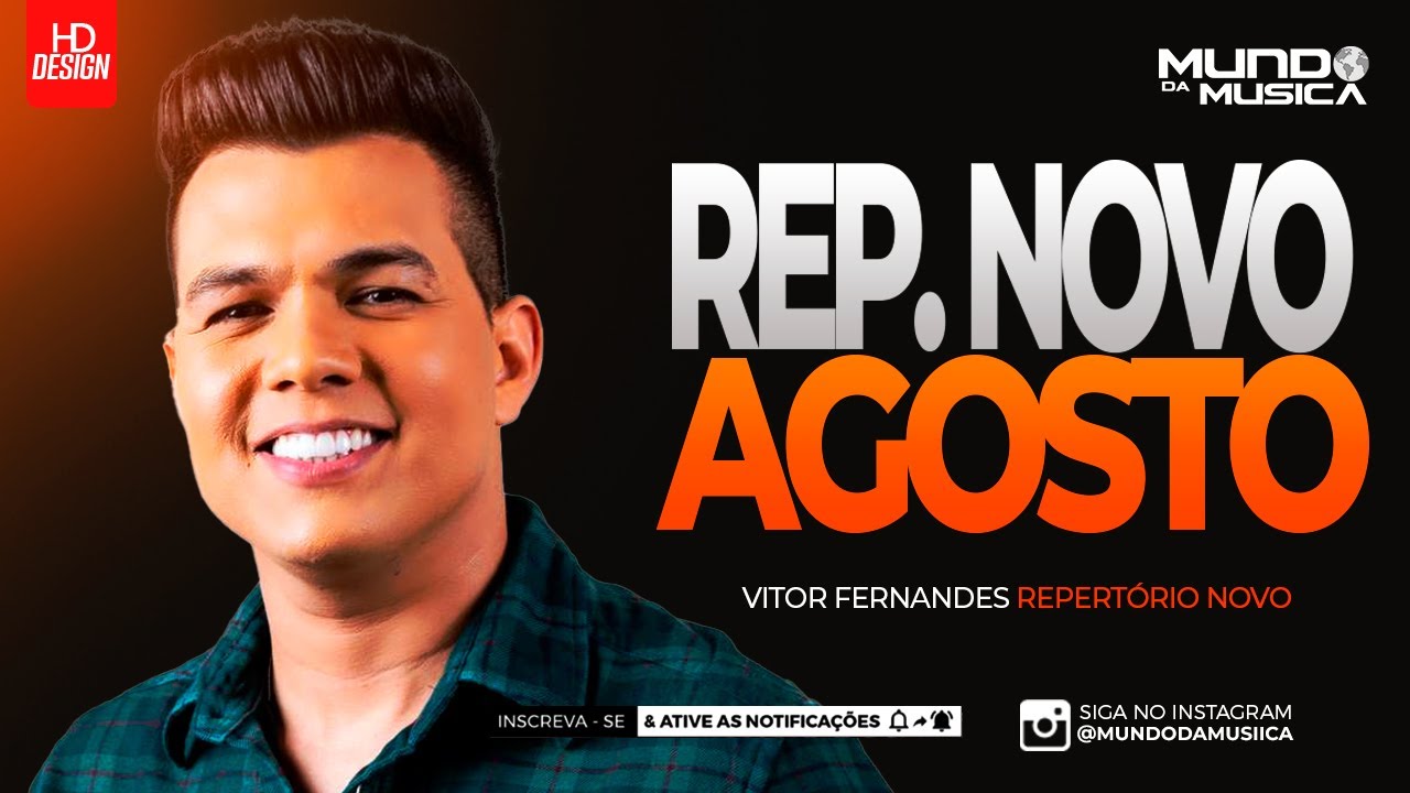 VITOR FERNANDES | AGOSTO 2024 ( ATUALIZADO ) REPERTÓRIO NOVO - MUNDO DA MUSICA