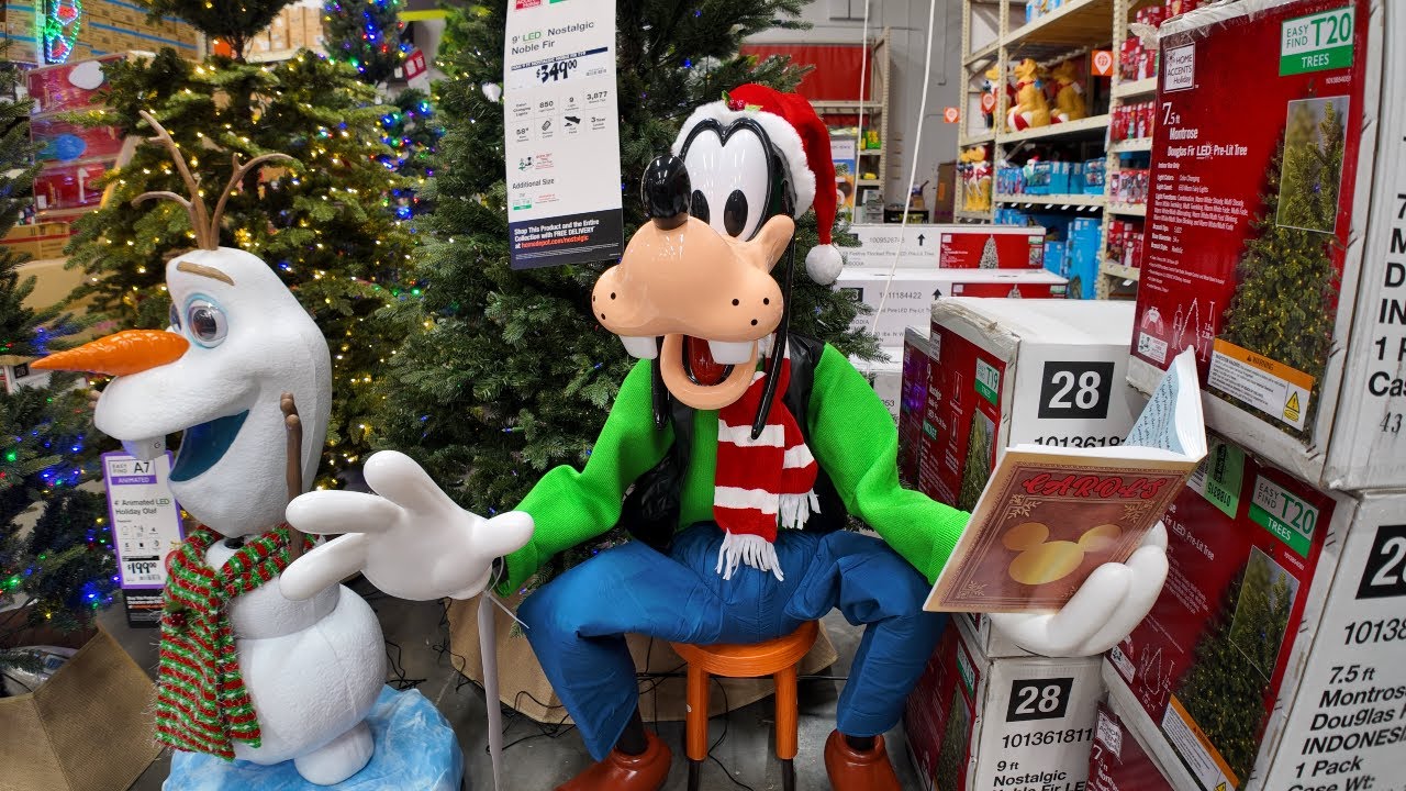 The Home Depot 2025 Holiday Goofy Animatronic In-Store Demonstration