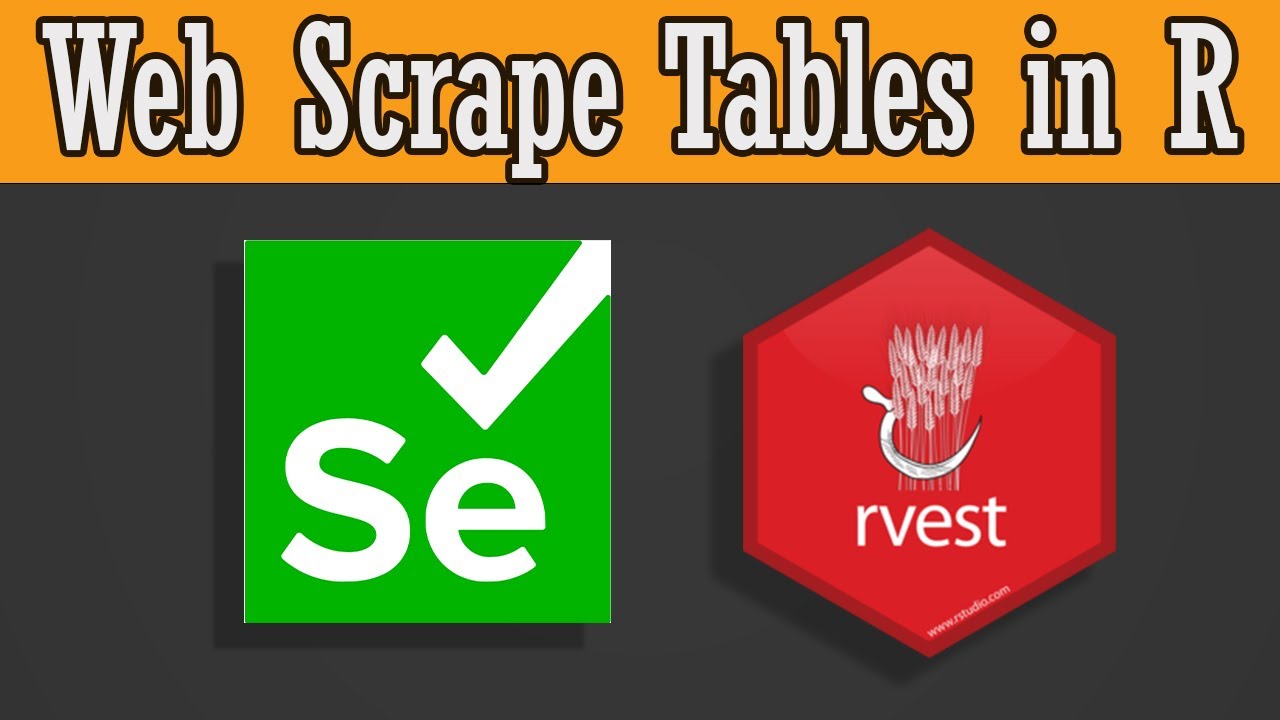 The Rvest & RSelenium Tutorial - Web Scrape Dynamic Tables in R