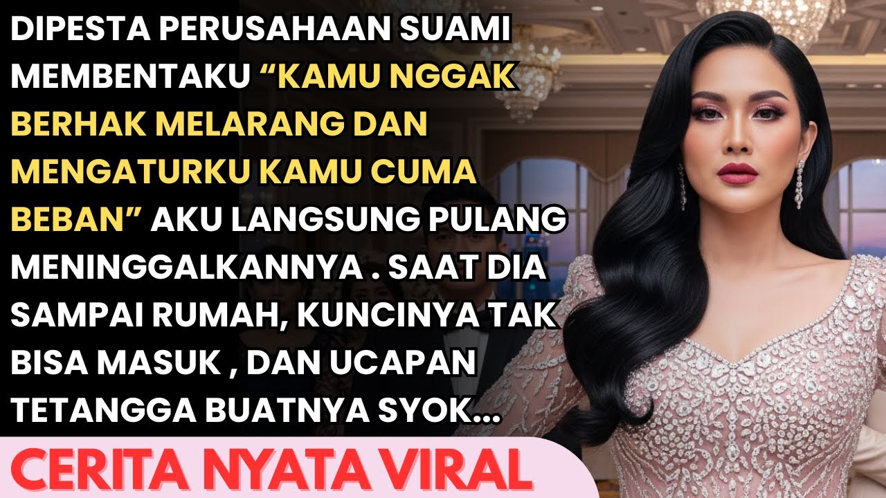 AKU DIBENTAK DAN DIPERMALUKAN SUAMI DIPESTA PERUSAHAAN - SAAT SAMPAI RUMAH KUBUAT DIA HISTERIS...