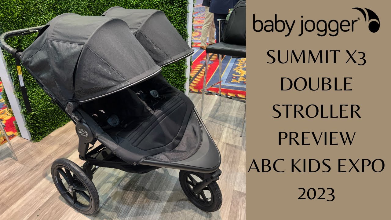 ABC KIDS 2023 New! Baby Jogger Summit X3 Double #abckids23 #babyjogger