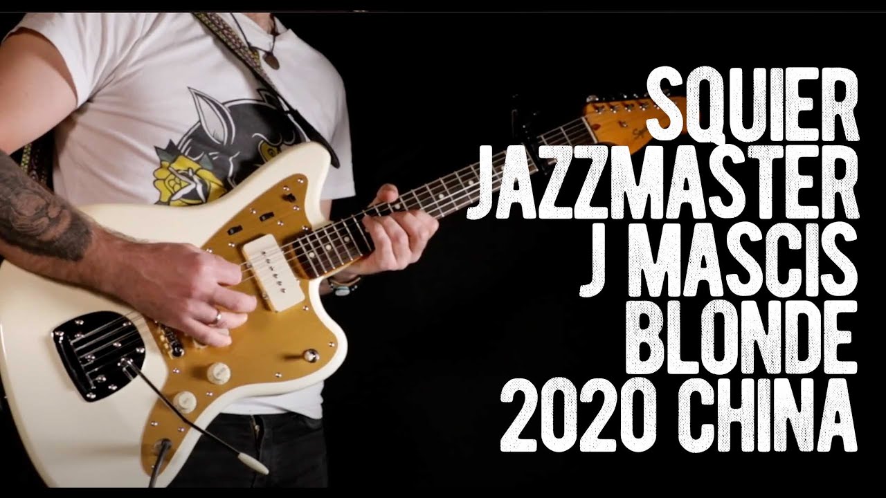 Squier Jazzmaster J Mascis Blonde 2020 China