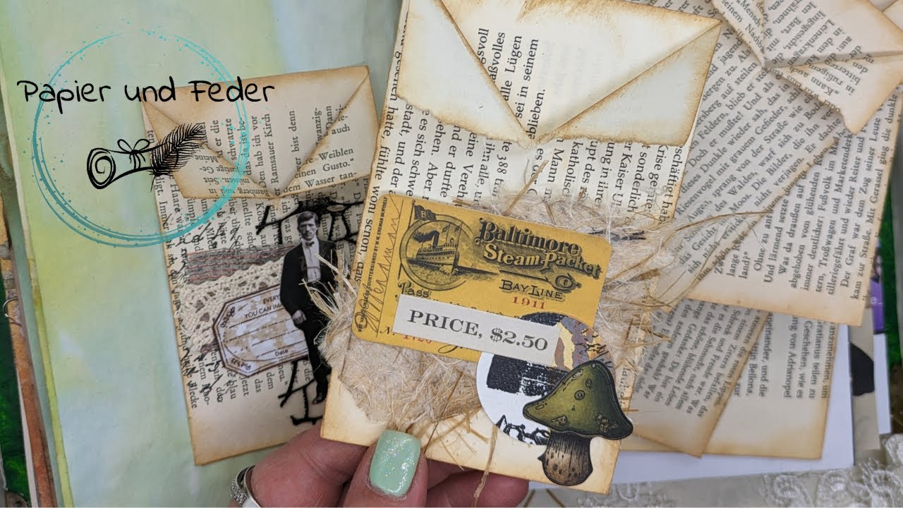 Junk Journal//Massenproduktion Folge 28 // Pockets mit 