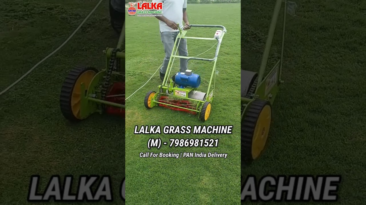 LALKA Electric Grass Cutting Machine | Lawn Mower | #grasscutting  #shortvideo #short #shorts #india