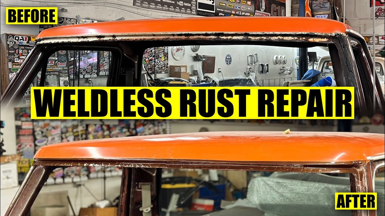 Weldless Rust Repair on Snickers our 1978 F150