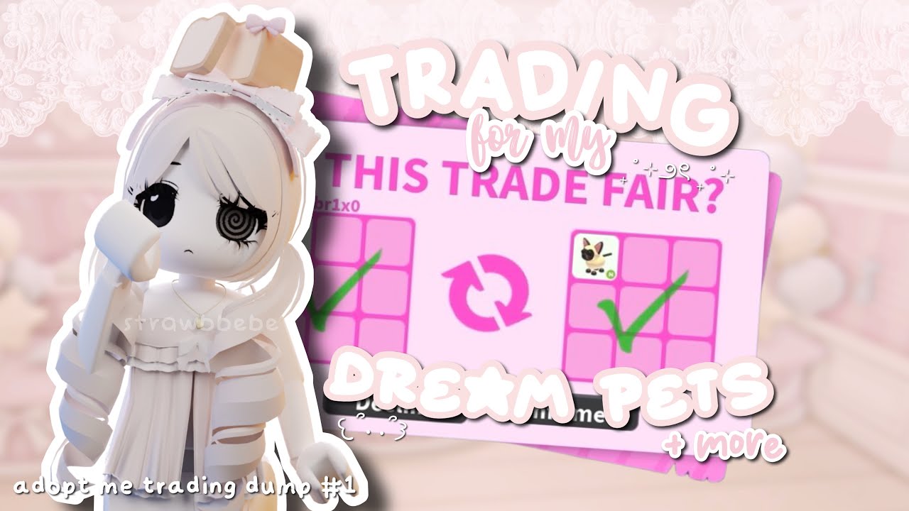 ʚ trading for my dream pets in adopt me || UPGRADING INVENTORY? 