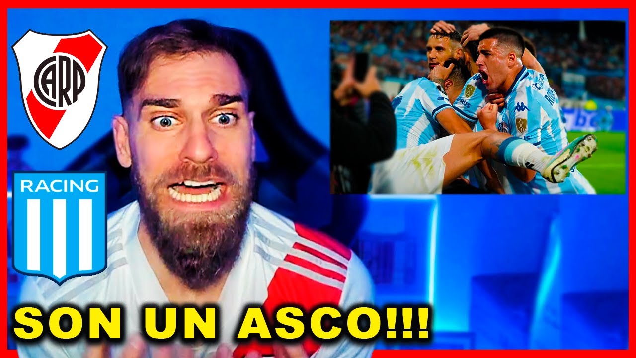 😡 RACING 3 vs RIVER 2 | REACCION de HINCHA de RIVER | MARK MIRANDA