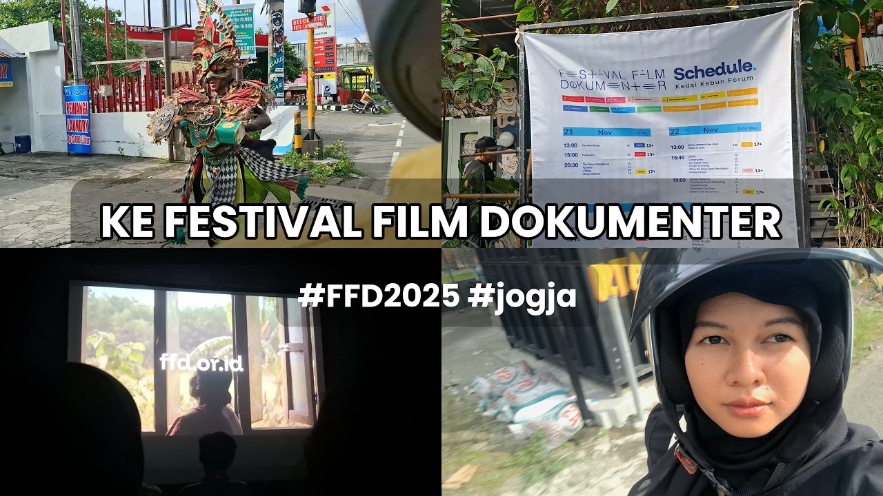 FESTIVAL FILM DOKUMENTER #FFD2025 #minivlog #grwm