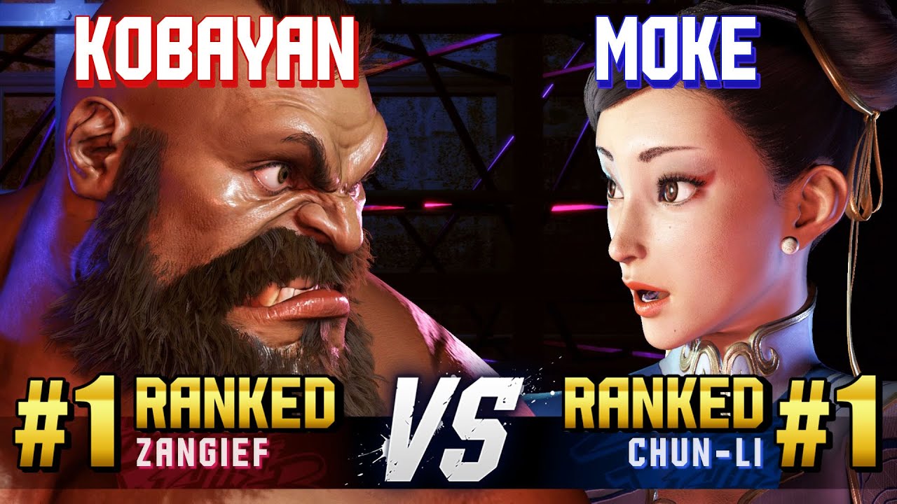 SF6 ▰ KOBAYAN (#1 Ranked Zangief) vs MOKE (#1 Ranked Chun-Li) ▰ High Level Gameplay