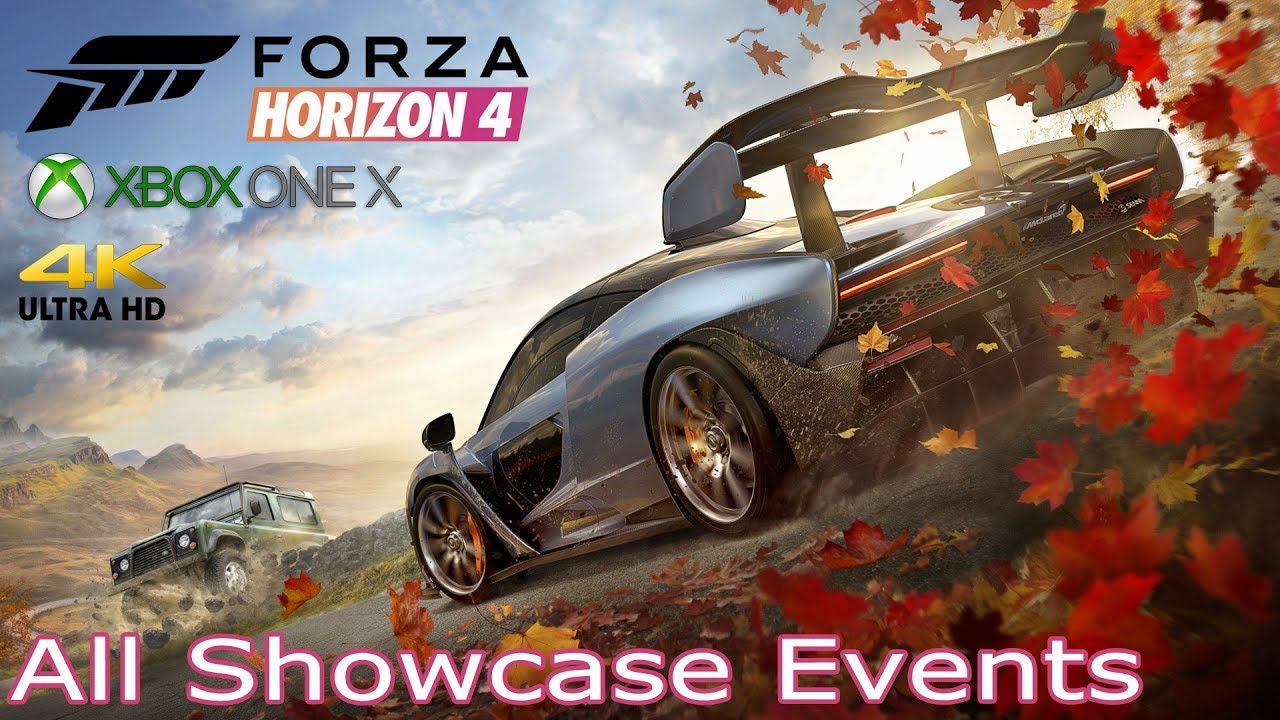 Forza Horizon 4 - All Showcase Events [4K]