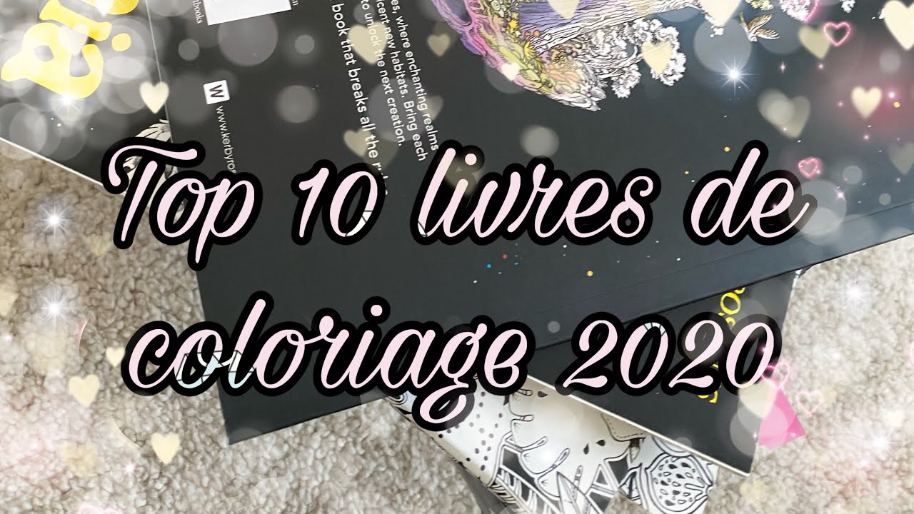 Top 10 livres de coloriage adulte 2020
