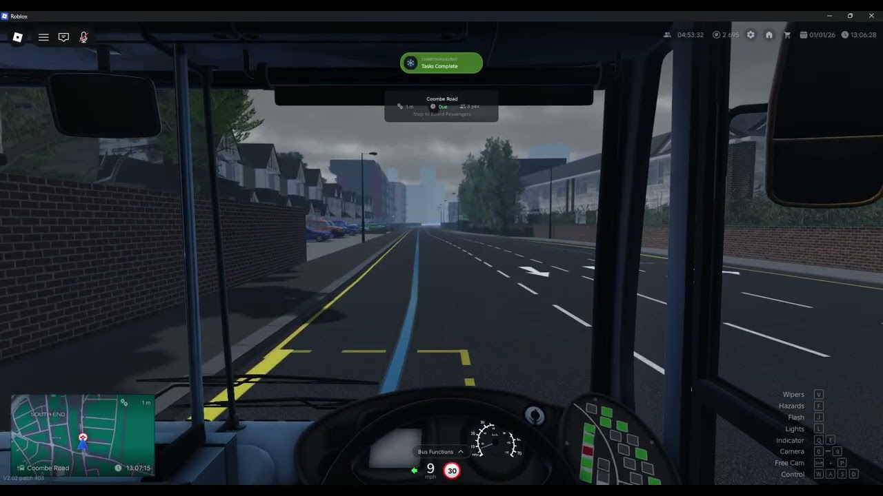 Route learning in Croydon roblox: 403 South Croydon South end to West Croydon