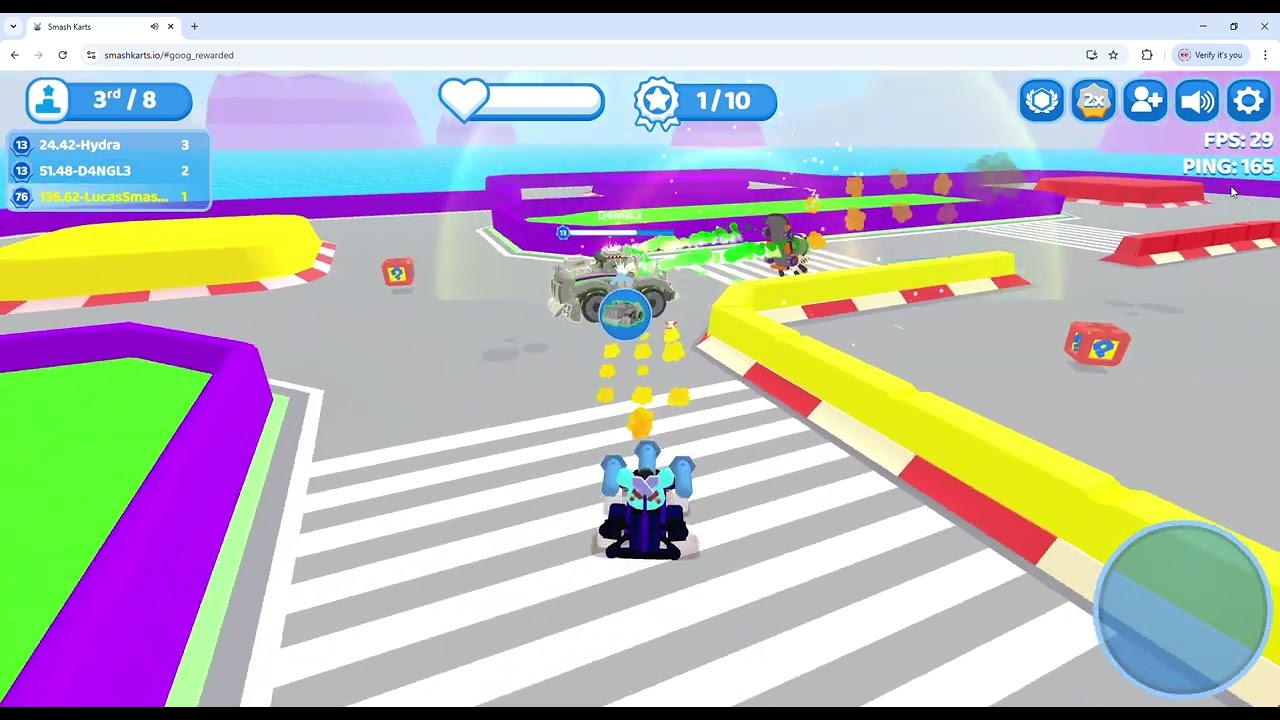 Smash Karts New Season Super Smashers FFA Toxic Towers and Kart Krusher! 30 Mins Gameplay