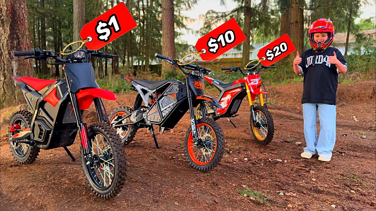 I Bought 3 of the World’s Cheapest Dirt Bikes! (I’m Still Rich)